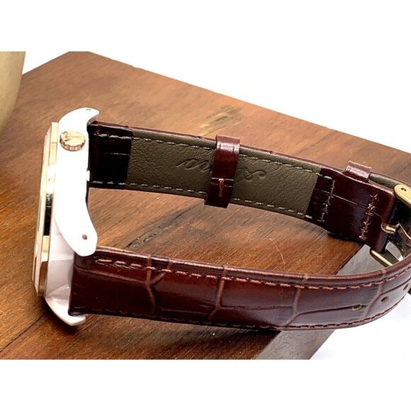 Coach Women's Watch 14503264 Rose Pink Ceramic Case Quartz 36mm Leather … - Picture 9 of 13